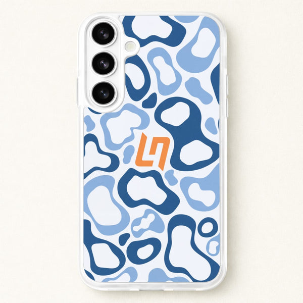 Lando Norris Helment Pattern - Blue Phone Case - Galaxy S26 / Standard