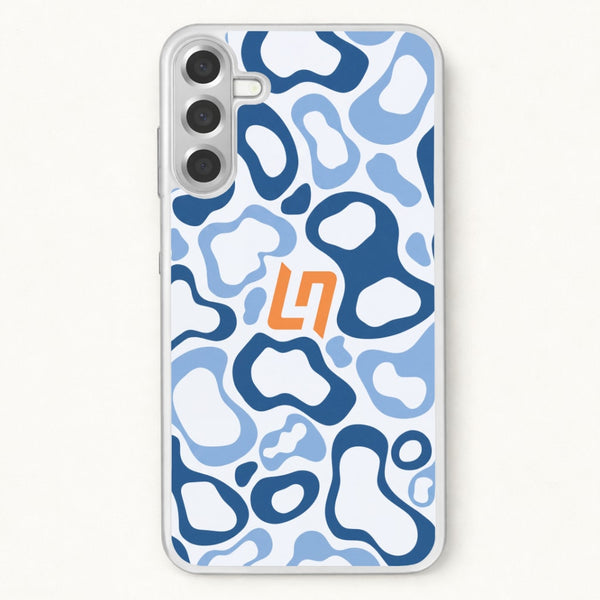 Lando Norris Helment Pattern - Blue Phone Case - Galaxy A57 / Standard