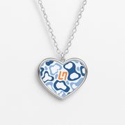 Norris Helmet Pattern - Blue Necklace 3