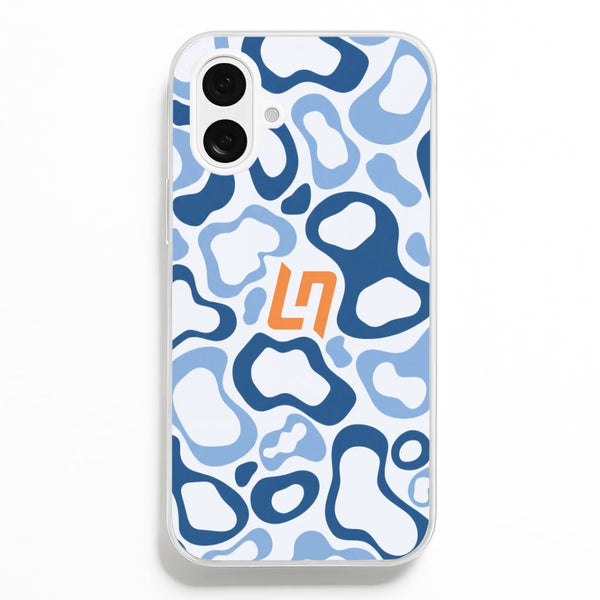 Lando Norris Helment Pattern - Blue Phone Case - iPhone 16 / Standard