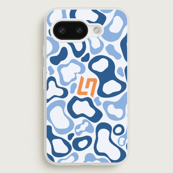 Lando Norris Helment Pattern - Blue Phone Case - Google Pixel 9a / Standard
