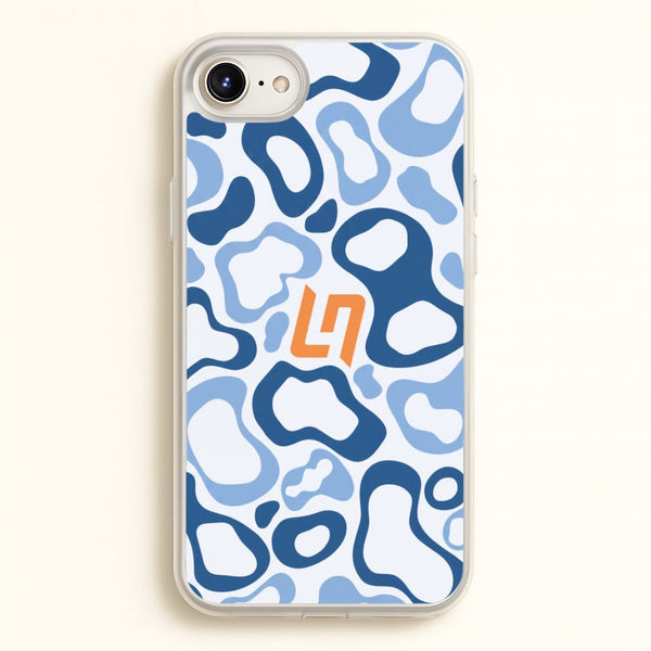 Lando Norris Helment Pattern - Blue Phone Case - iPhone 6 Plus / 7 Plus / 8 Plus / Standard