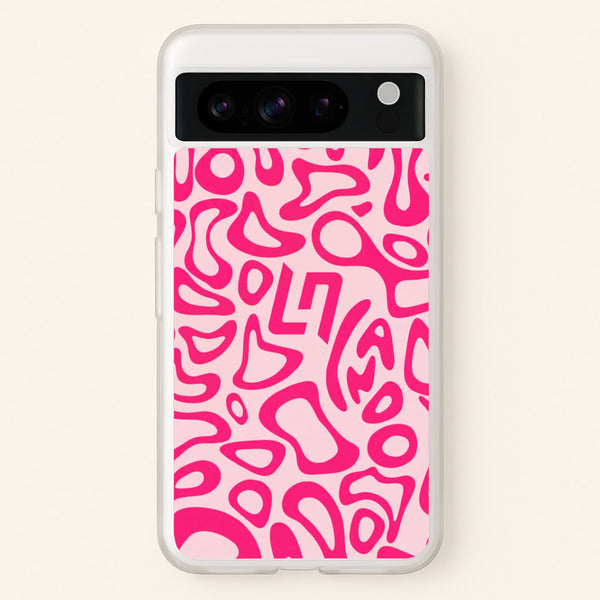 Lando Norris Hemlet Pattern - Pink Phone Case - Google Pixel 8 Pro / Standard