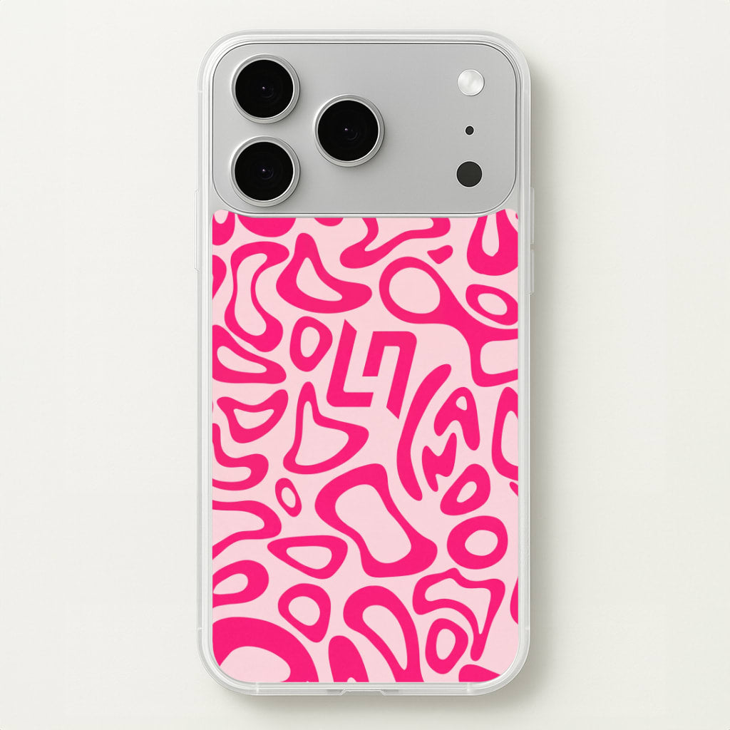 Norris Helmet Pattern - Pink Phone Case