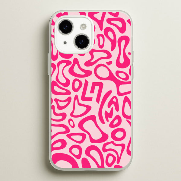 Lando Norris Hemlet Pattern - Pink Phone Case - iPhone 14 Plus / Standard