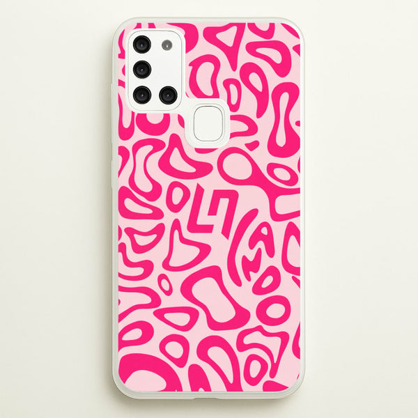 Lando Norris Hemlet Pattern - Pink Phone Case - Galaxy A21s / Standard