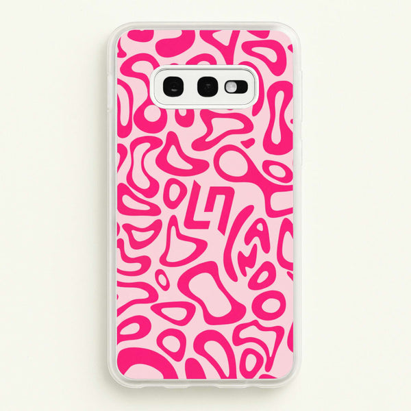 Lando Norris Hemlet Pattern - Pink Phone Case - Galaxy S10e / Standard