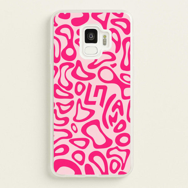 Lando Norris Hemlet Pattern - Pink Phone Case - Galaxy S9 / Standard