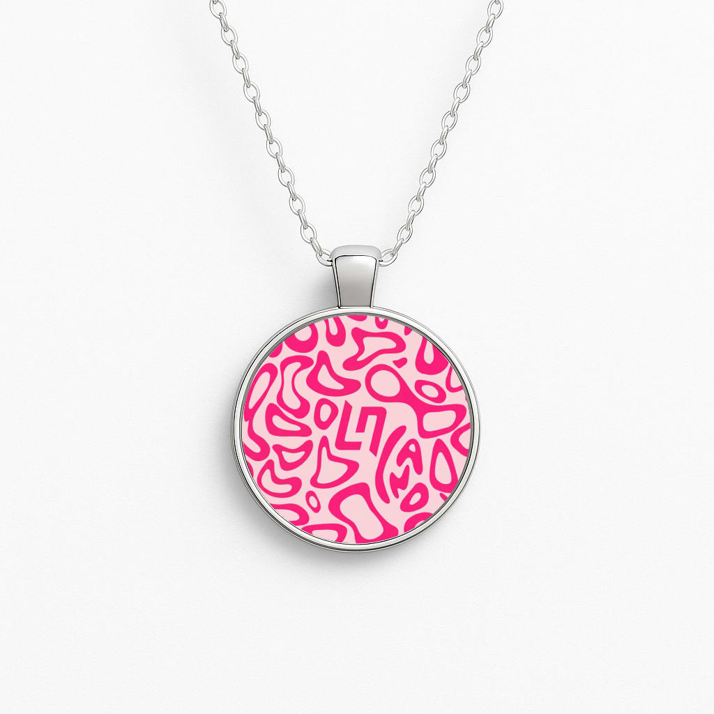 Norris Helmet Pattern - Pink Necklace