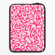 Norris Helmet Pattern - Pink Laptop Sleeve 1