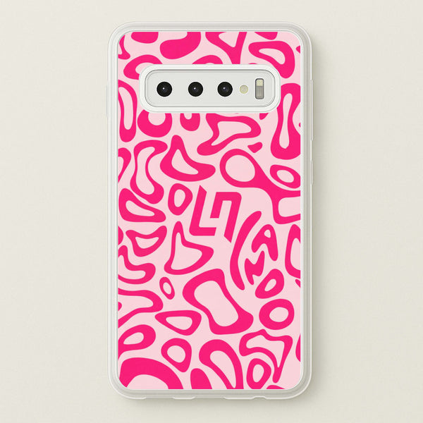 Lando Norris Hemlet Pattern - Pink Phone Case - Galaxy S10 / Standard