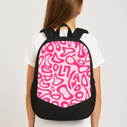 Norris Helmet Pattern - Pink Backpack 3