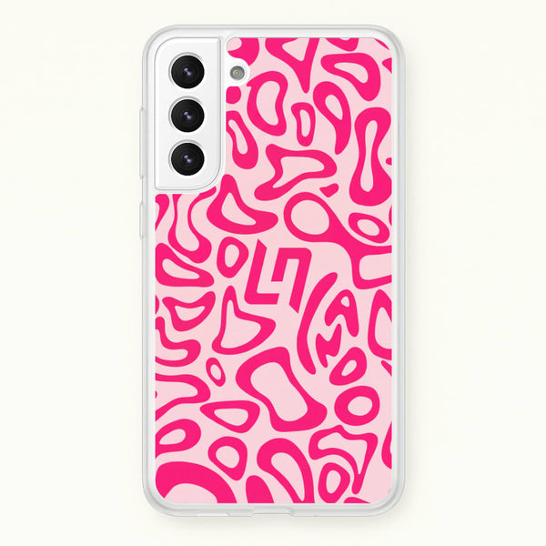 Lando Norris Hemlet Pattern - Pink Phone Case - Galaxy S21FE / Standard