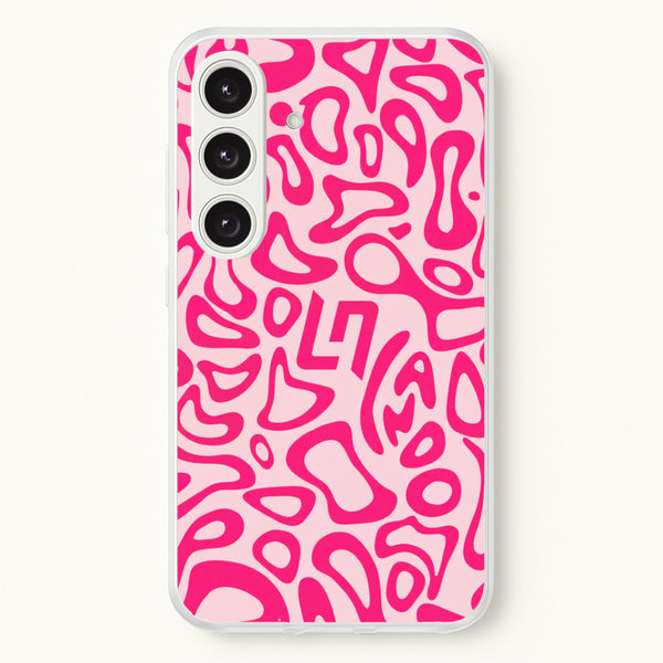Lando Norris Hemlet Pattern - Pink Phone Case - Galaxy S24 Plus / Standard
