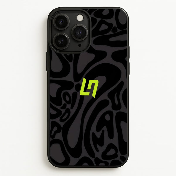 Lando Norris Helmet Pattern - Black Phone Case - iPhone 11 Pro Max / Standard