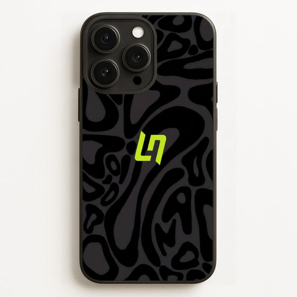 Lando Norris Helmet Pattern - Black Phone Case - iPhone 12 Pro Max / Standard