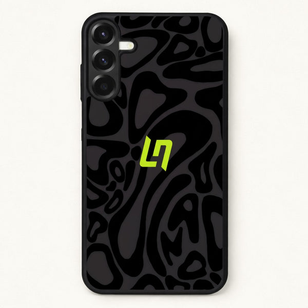 Lando Norris Helmet Pattern - Black Phone Case - Galaxy A17 / Standard