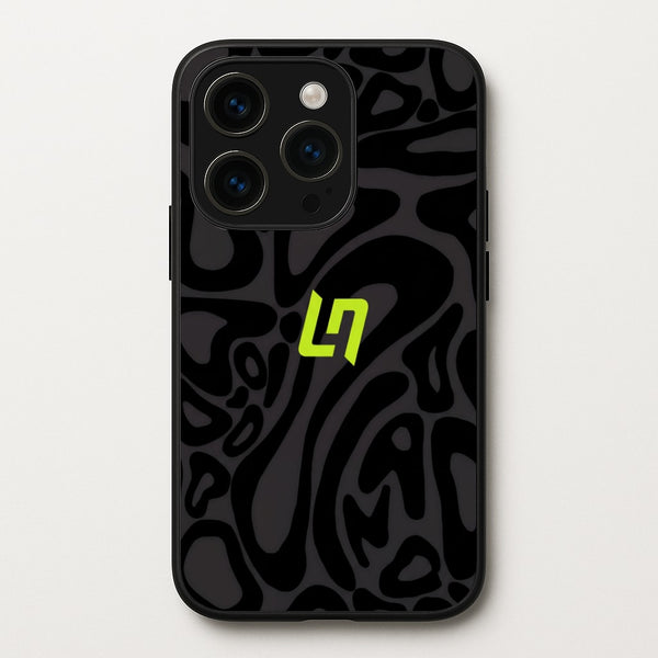 Lando Norris Helmet Pattern - Black Phone Case - iPhone 15 Pro Max / Standard