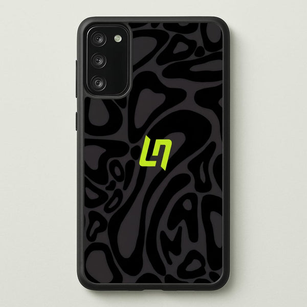 Lando Norris Helmet Pattern - Black Phone Case - Galaxy S20 / Standard