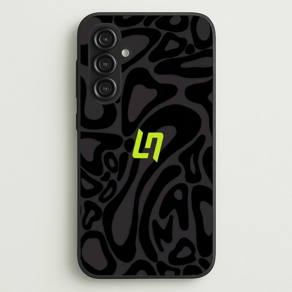 Lando Norris Helmet Pattern - Black Phone Case - Galaxy S23FE / Standard