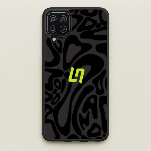 Lando Norris Helmet Pattern - Black Phone Case - Galaxy A12 / Standard