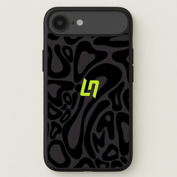 Lando Norris Helmet Pattern - Black Phone Case - iPhone 17 Air / Standard