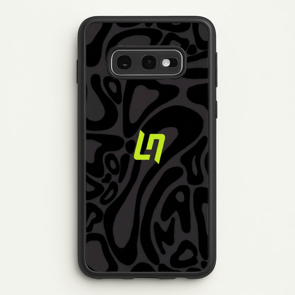 Lando Norris Helmet Pattern - Black Phone Case - Galaxy S10e / Standard