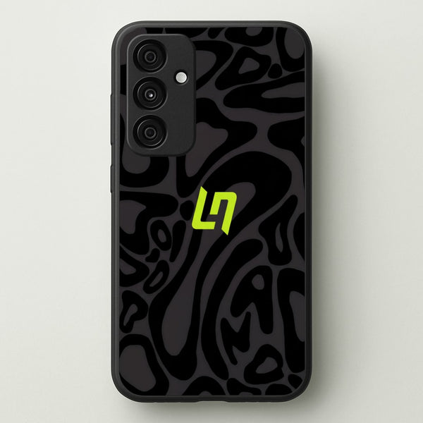 Lando Norris Helmet Pattern - Black Phone Case - Galaxy A15 / Standard