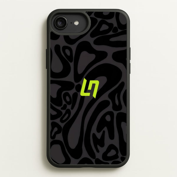 Lando Norris Helmet Pattern - Black Phone Case - iPhone 6 Plus / 7 Plus / 8 Plus / Standard
