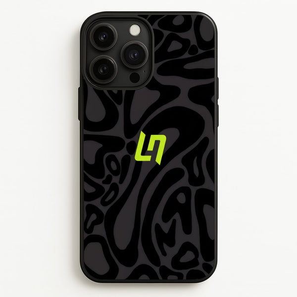 Lando Norris Helmet Pattern - Black Phone Case - iPhone 13 Pro / Standard
