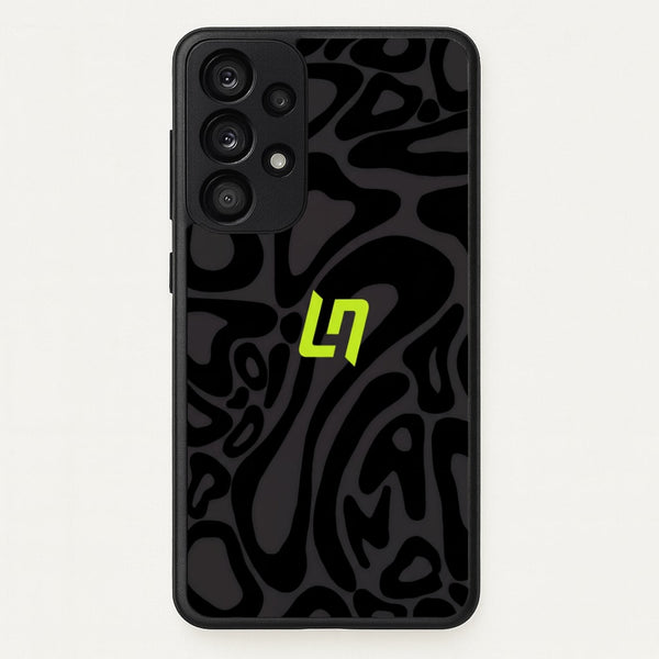 Lando Norris Helmet Pattern - Black Phone Case - Galaxy A33 / Standard