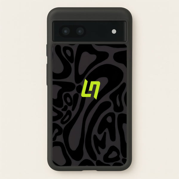 Lando Norris Helmet Pattern - Black Phone Case - Google Pixel 7a / Standard
