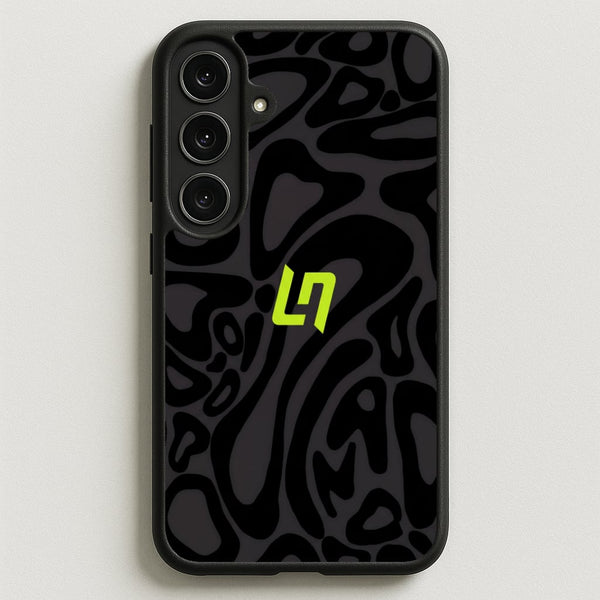Lando Norris Helmet Pattern - Black Phone Case - Galaxy S25FE / Standard