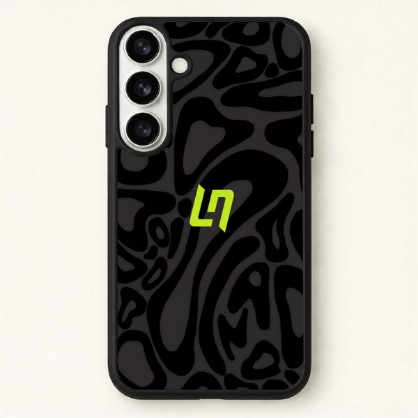 Lando Norris Helmet Pattern - Black Phone Case - Galaxy S26 Plus / Standard