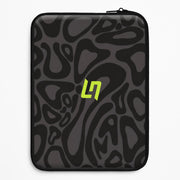 Norris Helmet Pattern - Black Laptop Sleeve 1