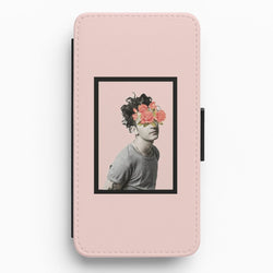 Matt - 1975 Flower Cencored Flip / Wallet Phone Case
