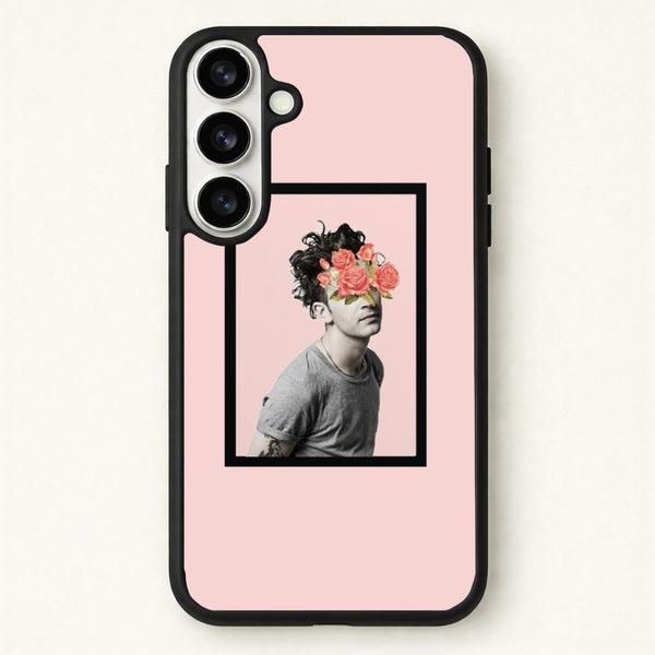 Matt - 1975 Flower Cencored Phone Case for Galaxy S26 Plus