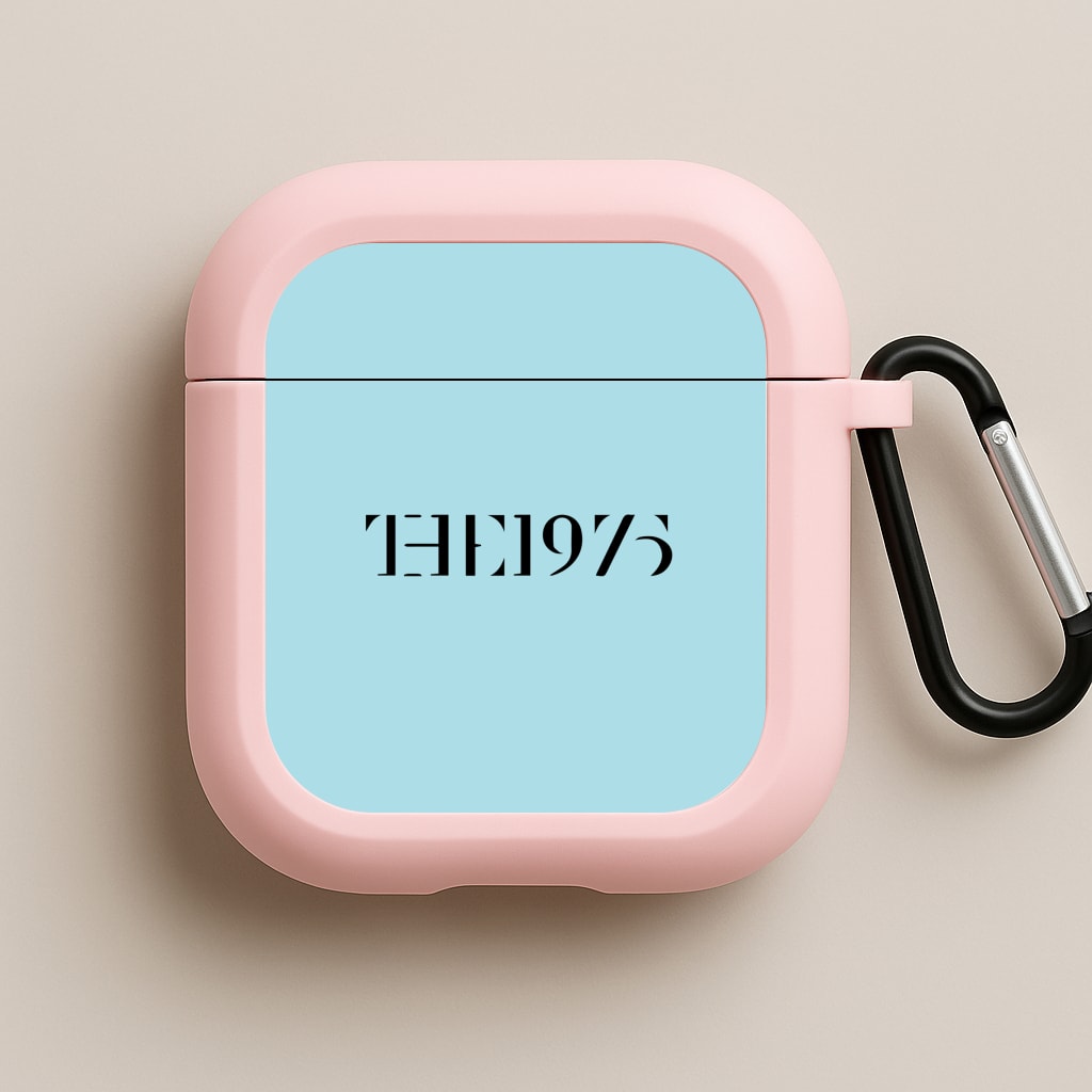 1975 Text Pink AirPods Case