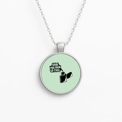 Babe, You Look So Cool - 1975 Circle Necklace