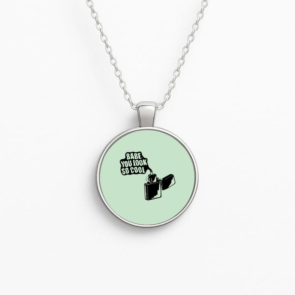Babe, You Look So Cool - 1975 Circle Necklace