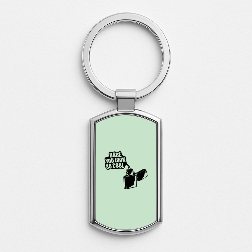 Babe, You Look So Cool - 1975 Silver Keyring