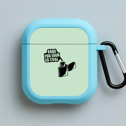 Babe, You Look So Cool - 1975 Blue AirPods Case