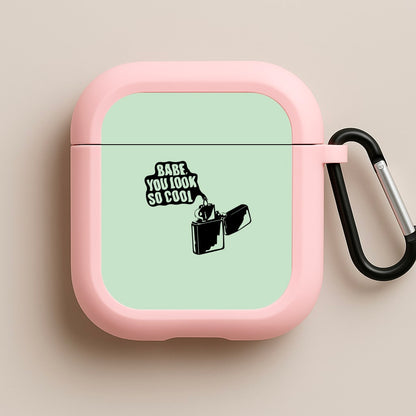Babe, You Look So Cool - 1975 Pink AirPods Case