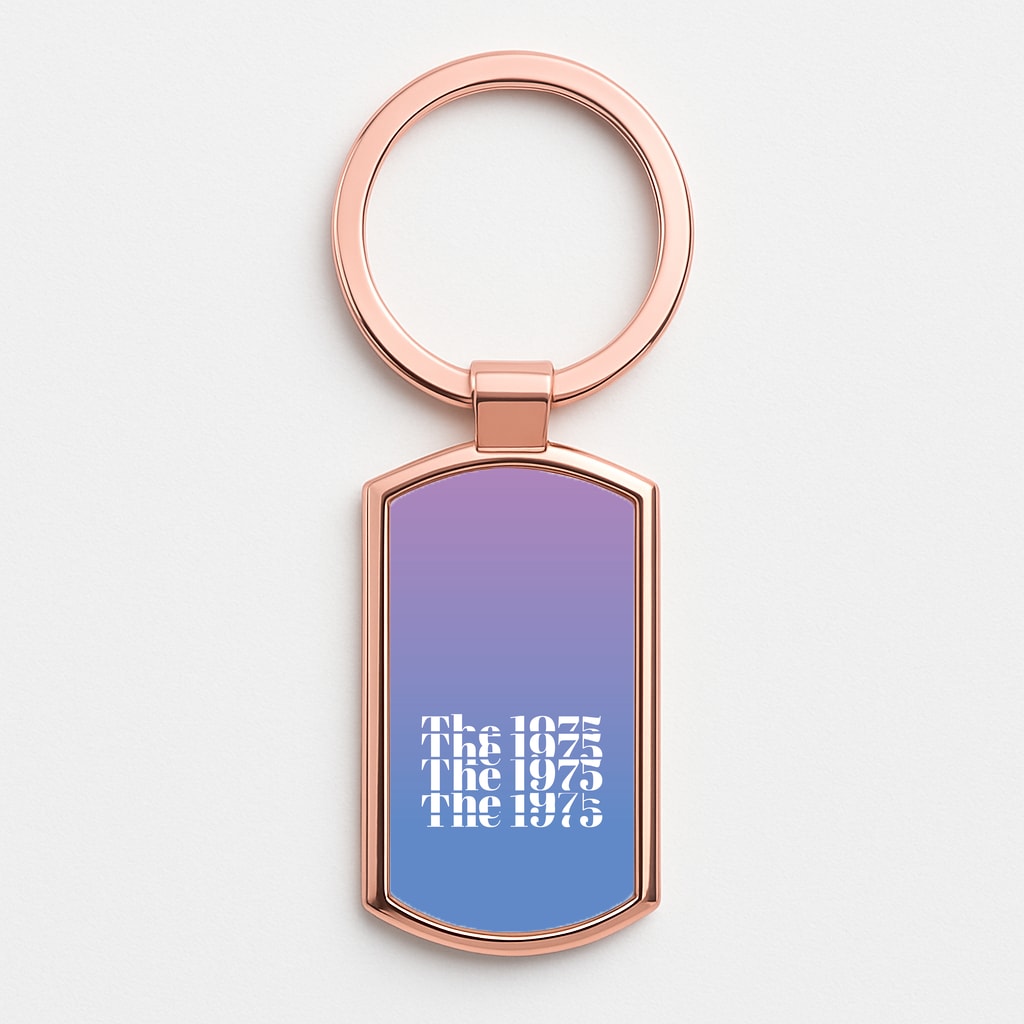 Title - The 1975 Rose Gold Keyring