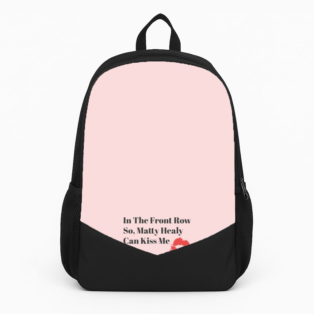 In The Front Row So, Matt Healy Can Kiss Me - The 1975 Backpack