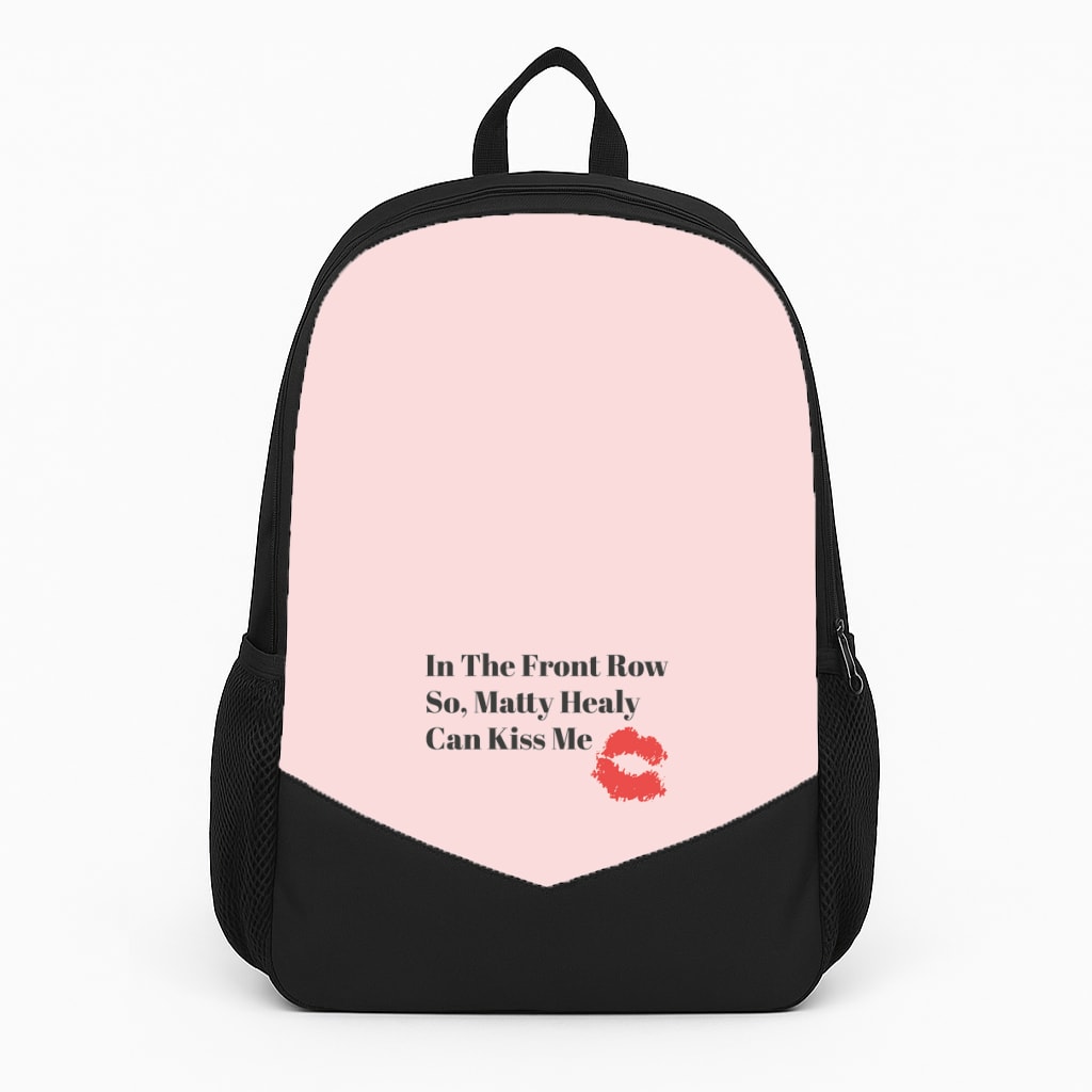 In The Front Row So, Matt Healy Can Kiss Me - The 1975 Backpack