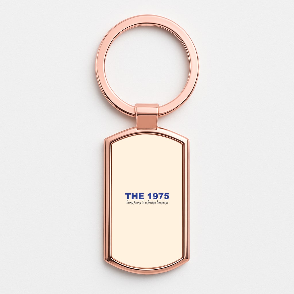 Being Funny - The 1975 Rose Gold Keyring