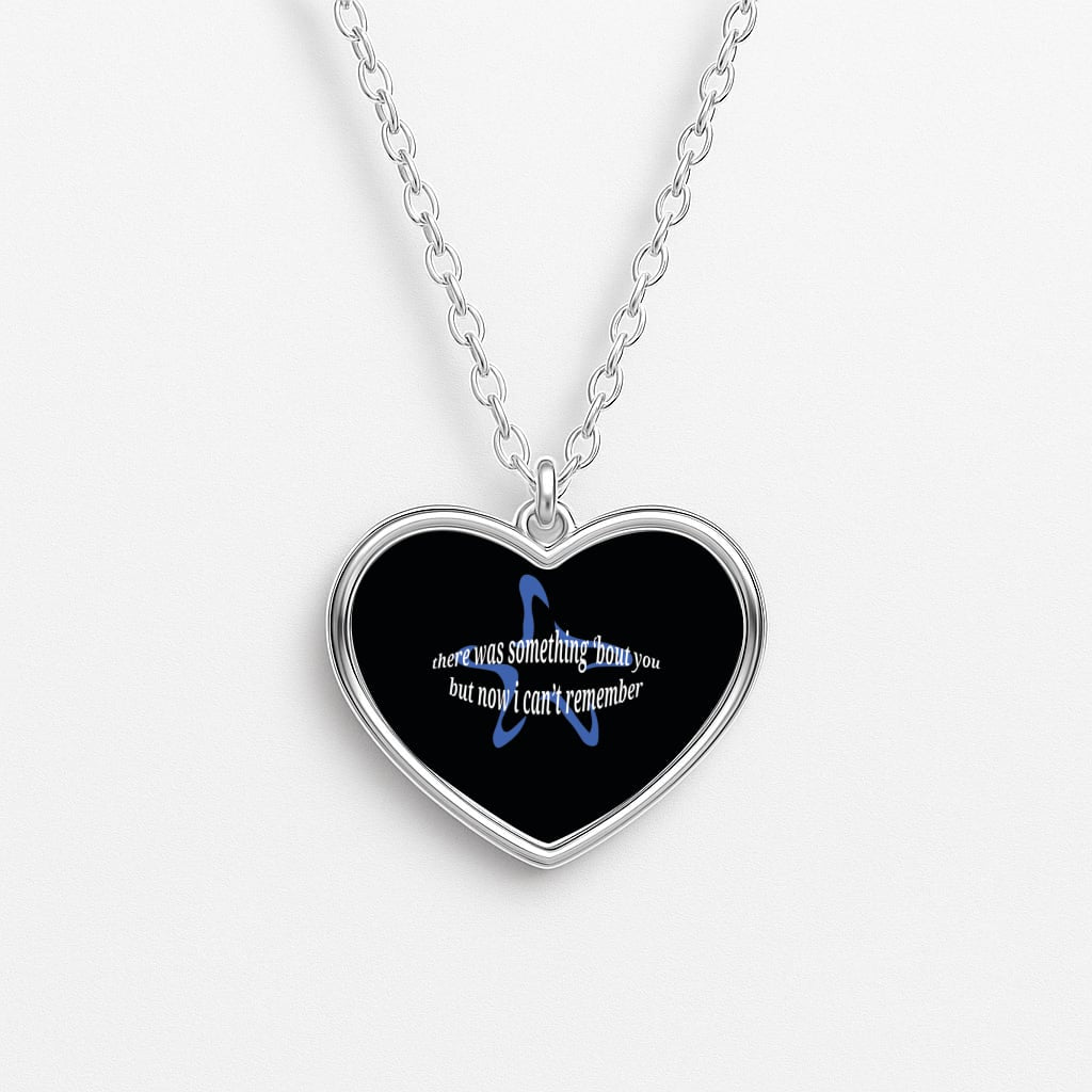 There Was Something About You - The 1975 Heart Necklace