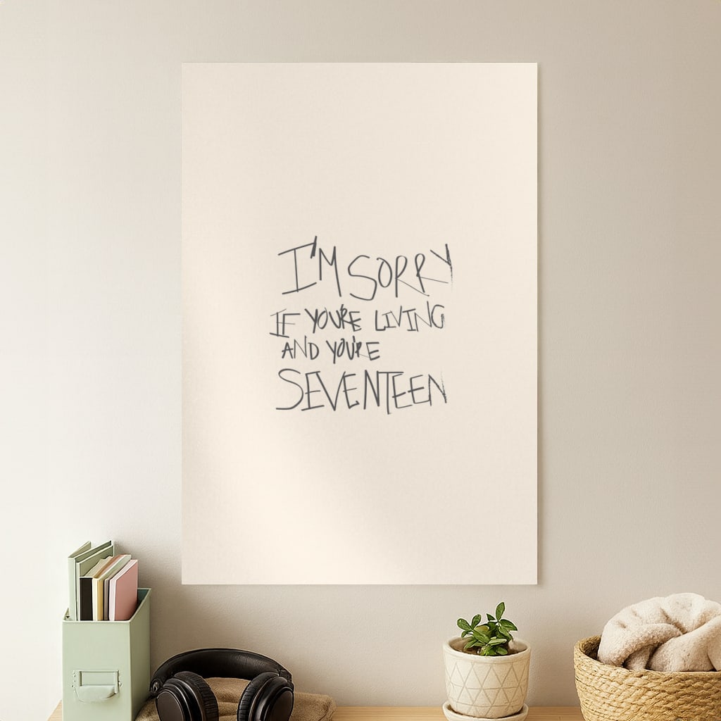I'm Sorry - The 1975 Poster