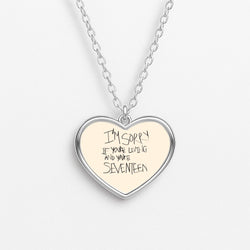 I'm Sorry - The 1975 Heart Necklace